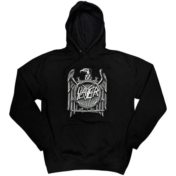 Slayer Unisex Pullover Hoodie: High Contrast Eagle (Large)