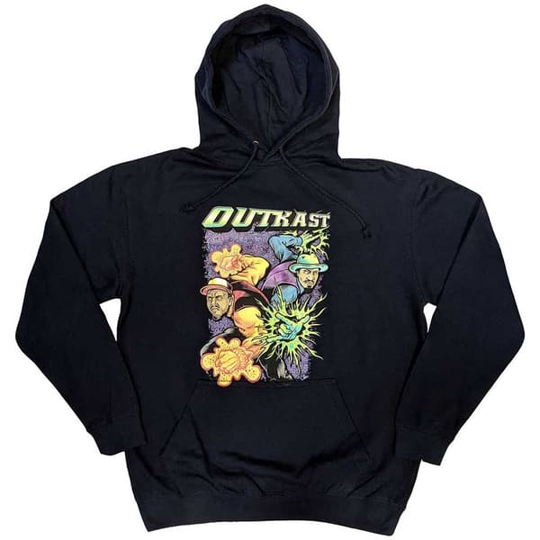 Outkast Unisex Pullover Hoodie: Superheroes (X-Large)