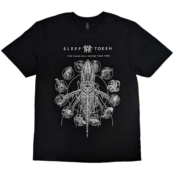 Sleep Token Unisex T-Shirt: Tomb Whale (Large)