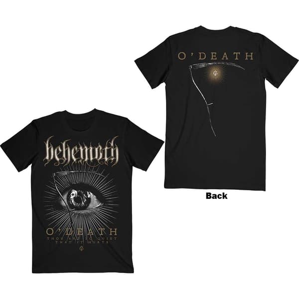 Behemoth Unisex T-Shirt: O'Death (Back Print) (X-Large)