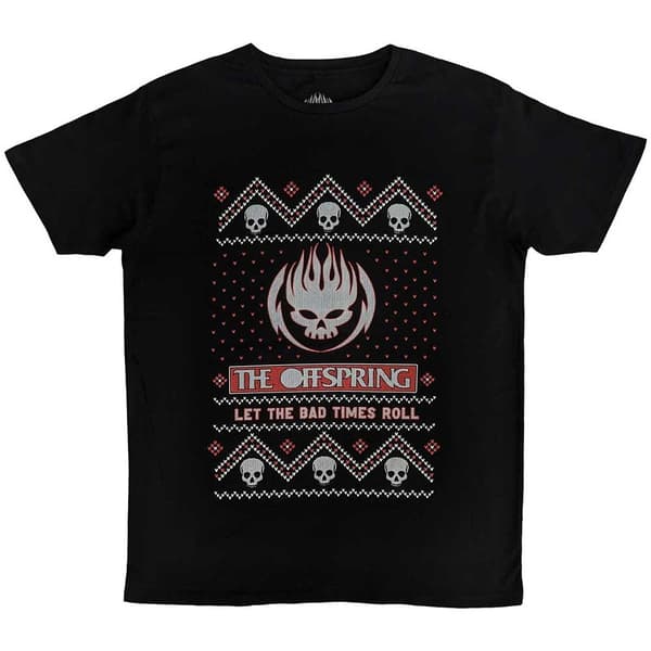 The Offspring Unisex T-Shirt: Christmas Bad Times (Small)