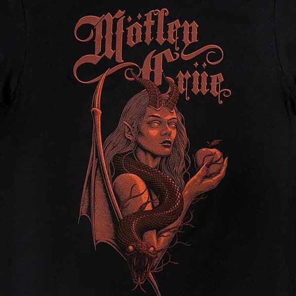 Motley Crue Argentina Band Logo T Shirt