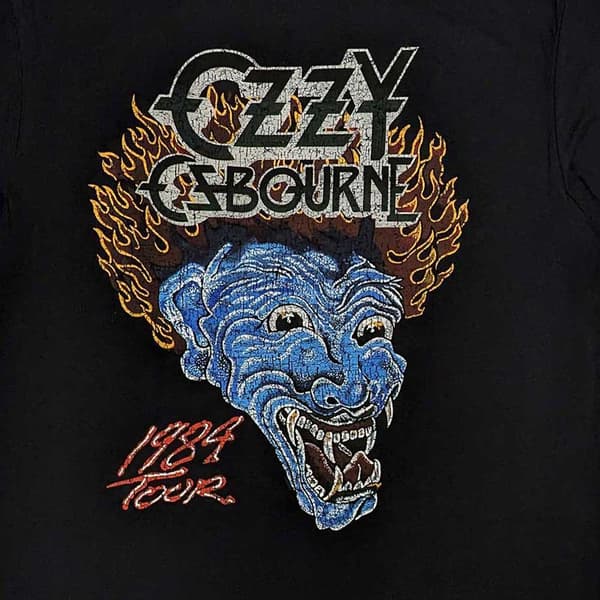 Ozzy Osbourne Bark At The Moon Tour 84 T Shirt