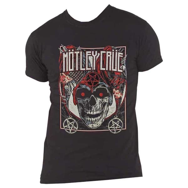 Motley Crue Vegas Band Logo T Shirt