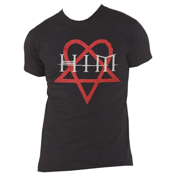 HIM Heartagram Band Logo T Shirt