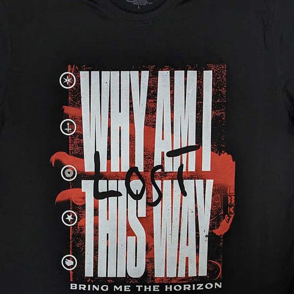 Bring Me The Horizon Why Band Logo T Shirt