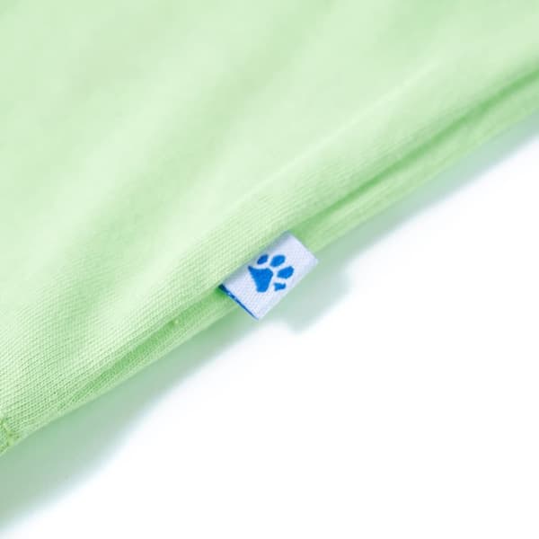 vidaXL T-shirt til børn str. 92 limegrøn