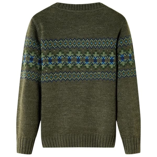 vidaXL Lasten neulepaita khaki 140