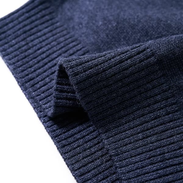 vidaXL Sweater til børn str. 128 strikket marineblå