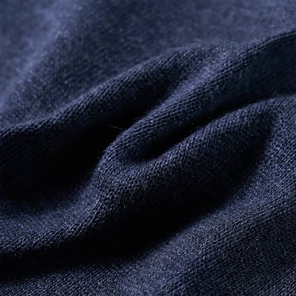 vidaXL Sweater til børn str. 128 strikket marineblå