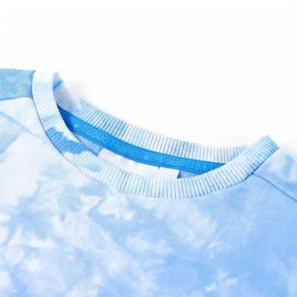 vidaXL Sweatshirt til børn str. 104 lyseblå