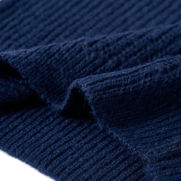 vidaXL Sweater til børn str. 104 strikket marineblå