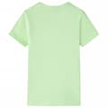 Miniatyrbild 2 av 7: vidaXL T-shirt för barn limegrön 116