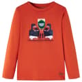 Miniatyrbild 1 av 8: vidaXL T-shirt med långa ärmar för barn orange 92