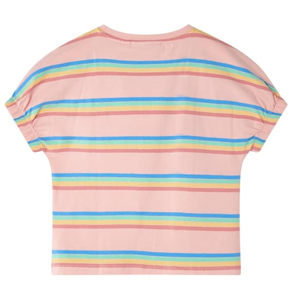 vidaXL T-shirt för barn persika 104