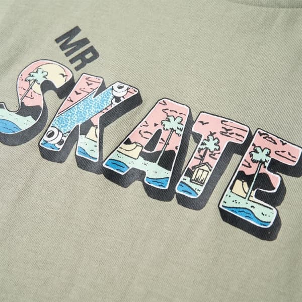 vidaXL T-shirt för barn ljus khaki 116