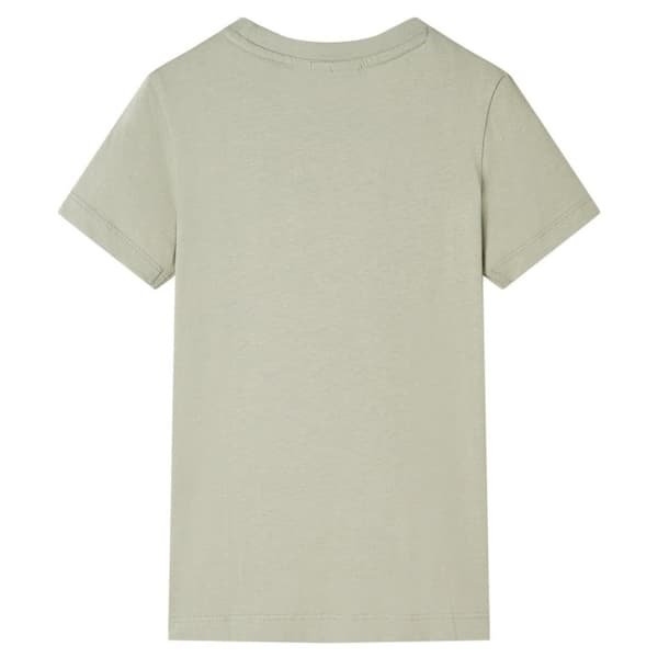 vidaXL T-shirt för barn ljus khaki 116