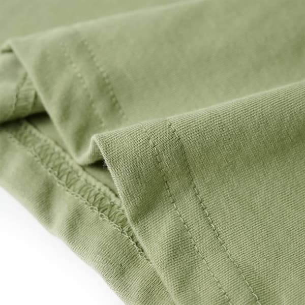 vidaXL T-shirt för barn ljus khaki 140
