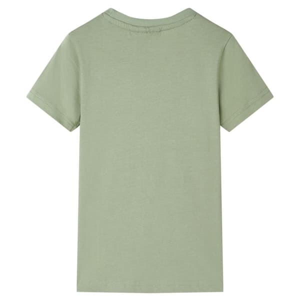 vidaXL T-shirt för barn ljus khaki 140