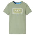 Miniatyrbild 1 av 7: vidaXL T-shirt för barn ljus khaki 140