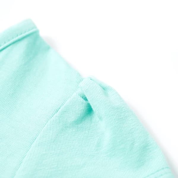 vidaXL T-shirt för barn ljus mintgrön 92