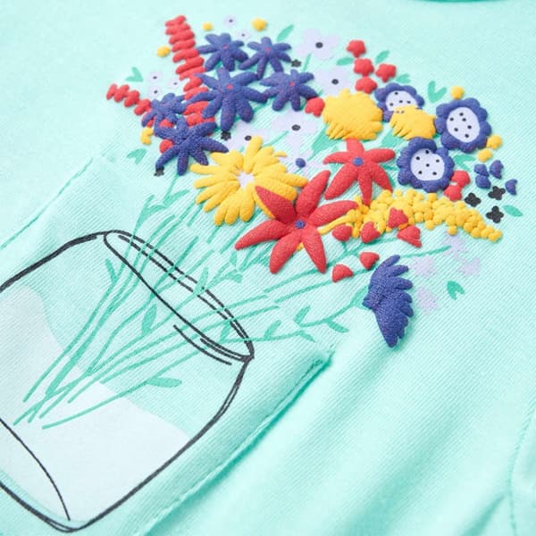 vidaXL T-shirt för barn ljus mintgrön 92