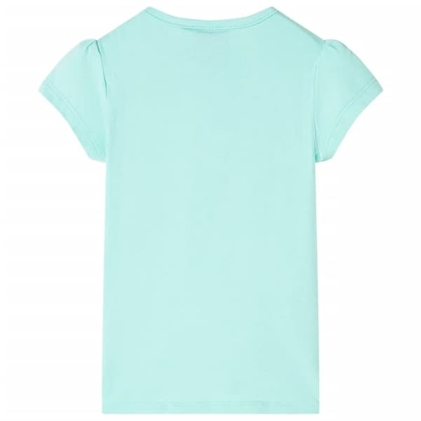 vidaXL T-shirt för barn ljus mintgrön 92