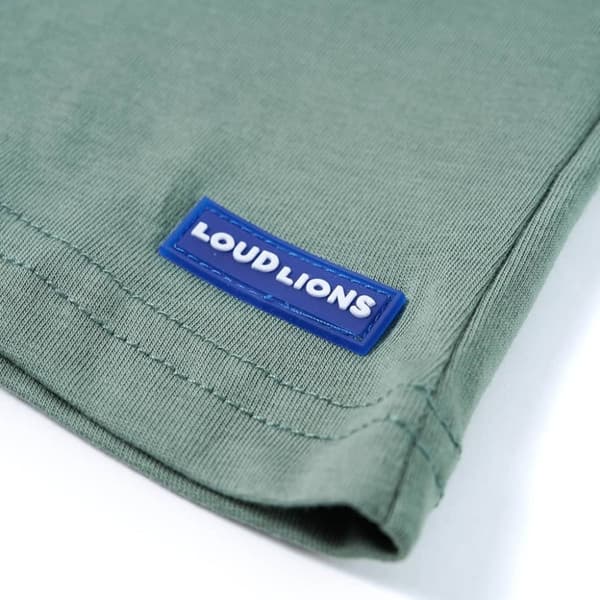 vidaXL T-shirt för barn khaki 92