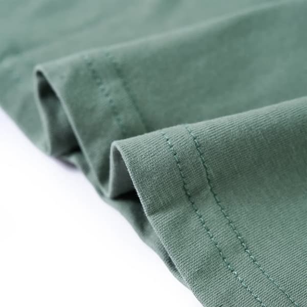 vidaXL T-shirt för barn khaki 92