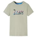 Miniatyrbild 1 av 7: vidaXL T-shirt för barn ljus khaki 92