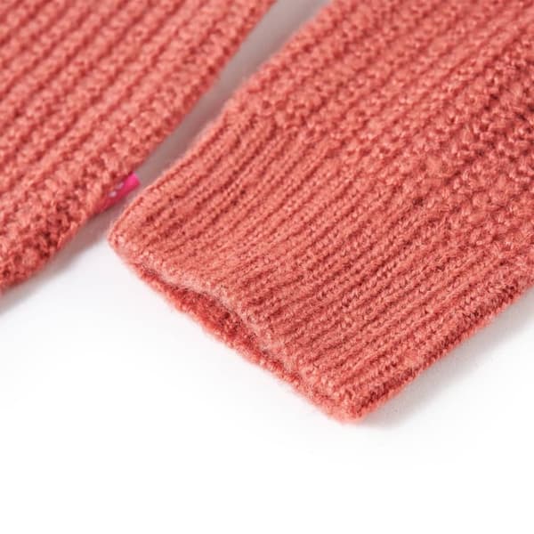 vidaXL Stickad tröja för barn rosa 128