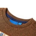 Miniatyrbild 3 av 7: vidaXL T-shirt med långa ärmar för barn konjaksbrun 140