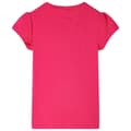 Miniatyrbild 2 av 7: vidaXL T-shirt för barn stark rosa 128