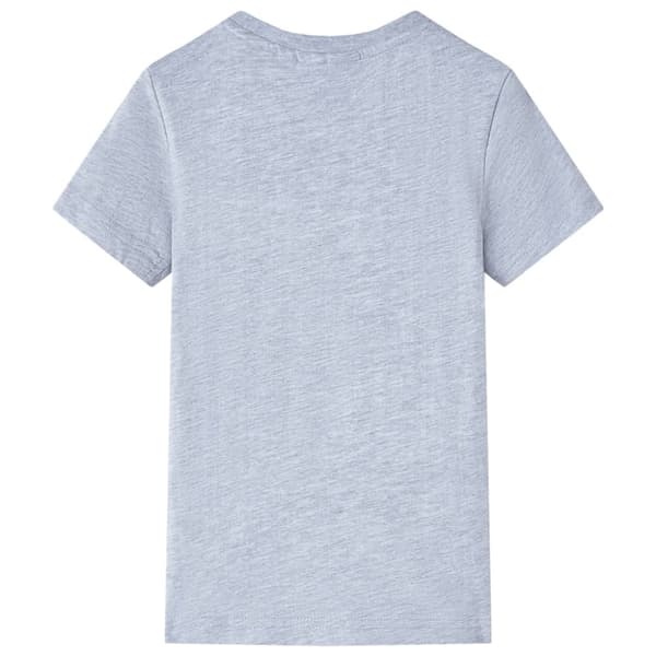 vidaXL T-shirt för barn grå 116