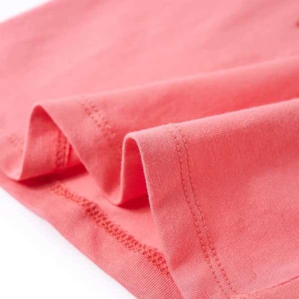 vidaXL T-shirt med långa ärmar för barn rosa 128