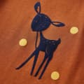 Miniatyrbild 4 av 7: vidaXL T-shirt med långa ärmar för barn konjaksbrun 116
