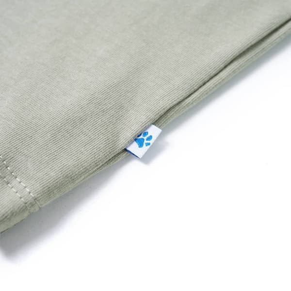vidaXL T-shirt för barn ljus kaki 140