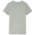 Miniatyrbild 2 av 7: vidaXL T-shirt för barn ljus kaki 140