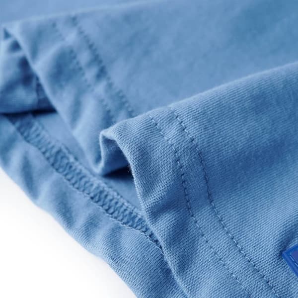 vidaXL T-shirt för barn medelblå 104