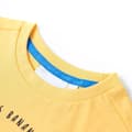 Miniatyrbild 3 av 7: vidaXL T-shirt för barn ljus ockra 128