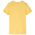 Miniatyrbild 2 av 7: vidaXL T-shirt för barn ljus ockra 128