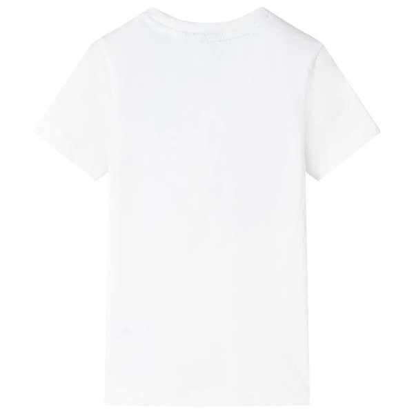 vidaXL Lasten T-paita ecru 140