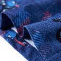 Miniatyrbillede 6 af 7: vidaXL T-shirt til børn str. 140 blåmeleret