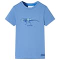 Miniatyrbillede 1 af 7: vidaXL T-shirt til børn str. 104 blå