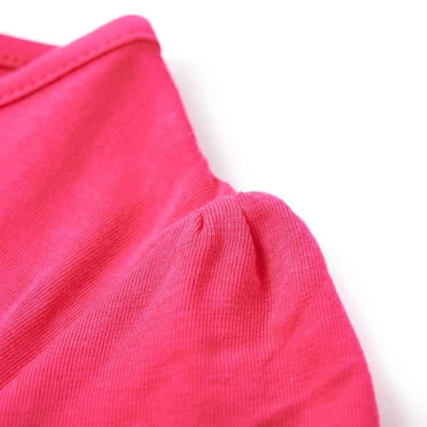 vidaXL Lasten T-paita kirkas pinkki 104