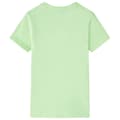 Miniatyrbillede 2 af 7: vidaXL T-shirt til børn str. 104 limegrøn
