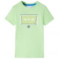 Miniatyrbillede 1 af 7: vidaXL T-shirt til børn str. 104 limegrøn