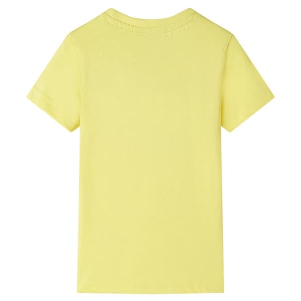 vidaXL Lasten T-paita keltainen 128