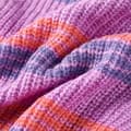 Miniatyrbillede 7 af 7: vidaXL Sweater til børn str. 104 strikket lilla og lyserød