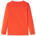 Miniatyrbild 2 av 7: vidaXL T-shirt med långa ärmar för barn stark orange 104